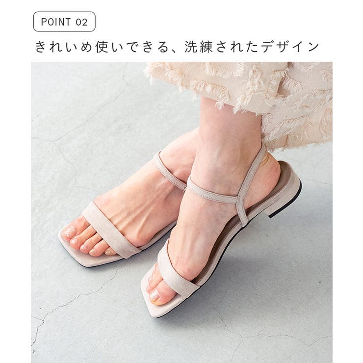 ストラップサンダル アンクルストラップ サンダル | welleg | 詳細画像6 