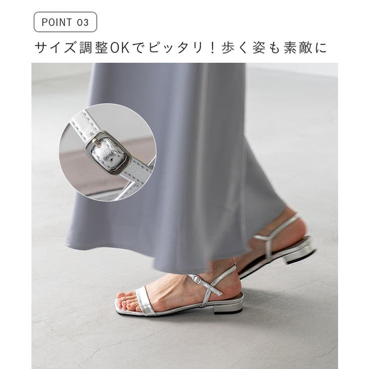 ストラップサンダル アンクルストラップ サンダル | welleg | 詳細画像7 