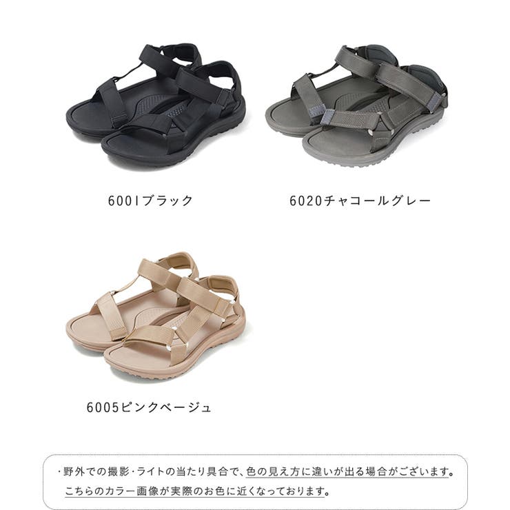 こどもから大人まで履ける豊富なサイズ展開 ベルクロスポーツサンダル ベルクロ | welleg | 詳細画像2 