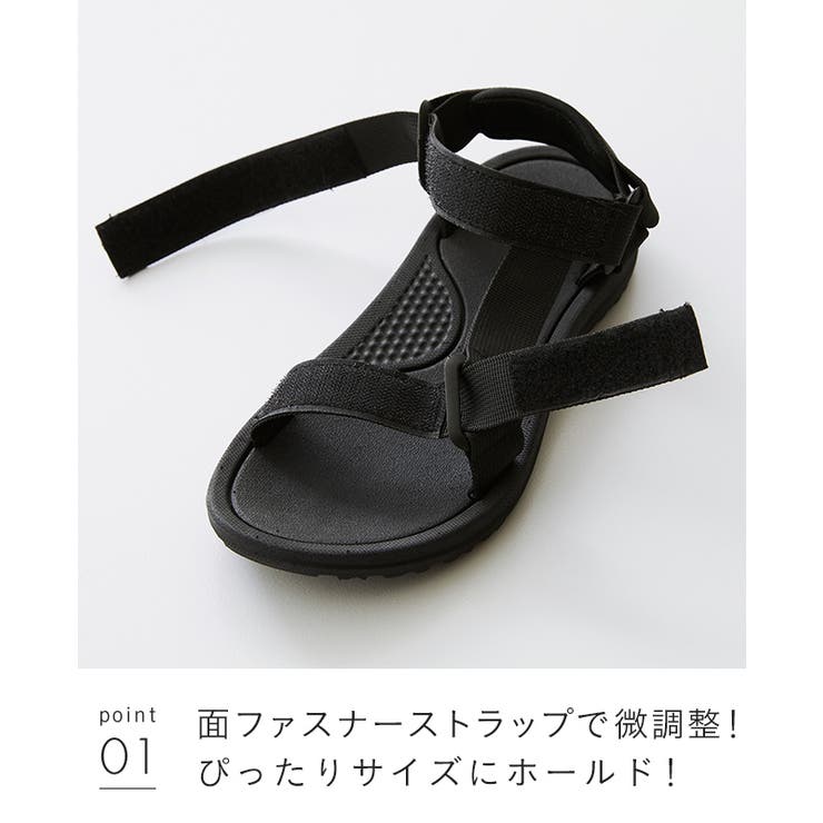 こどもから大人まで履ける豊富なサイズ展開 ベルクロスポーツサンダル ベルクロ | welleg | 詳細画像25 