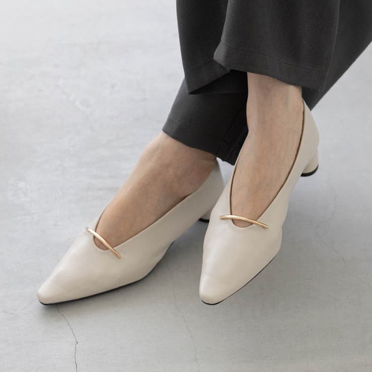 1001アイボリーPU | パンプス 痛くない 歩きやすい | welleg