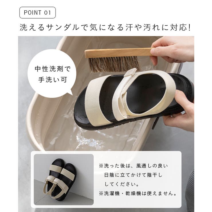 サンダル スポーツサンダル スポサン | welleg | 詳細画像5 