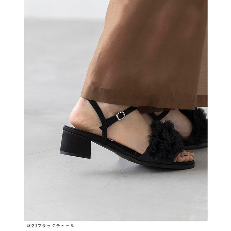 ストラップサンダル レディース チャンキーヒール | welleg | 詳細画像7 