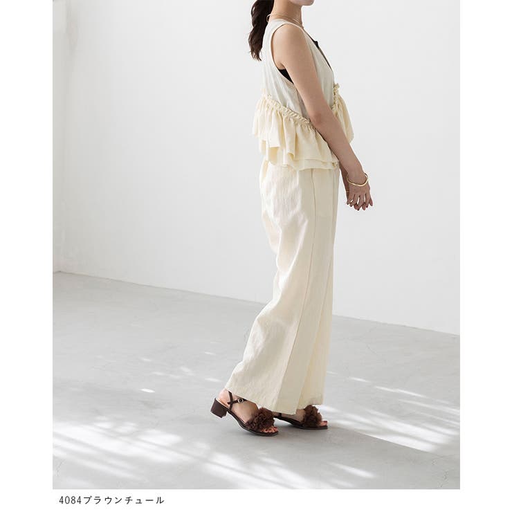 ストラップサンダル レディース チャンキーヒール | welleg | 詳細画像12 