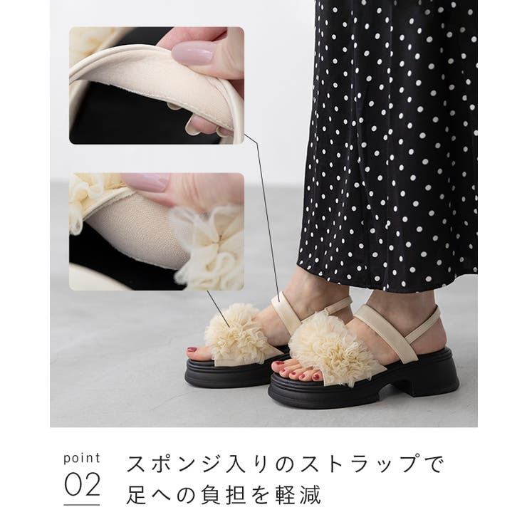 サンダル レディース 厚底 | welleg | 詳細画像18 