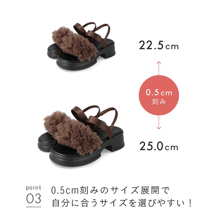 サンダル レディース 厚底 | welleg | 詳細画像19 