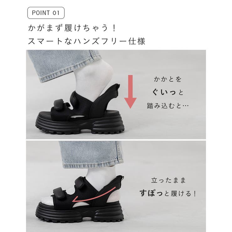 スポーツサンダル 痛くない 歩きやすい | welleg | 詳細画像5 