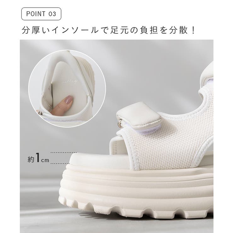 スポーツサンダル 痛くない 歩きやすい | welleg | 詳細画像7 