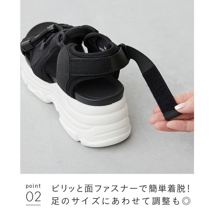 スポーツサンダル 脱げない レディース | welleg | 詳細画像27 