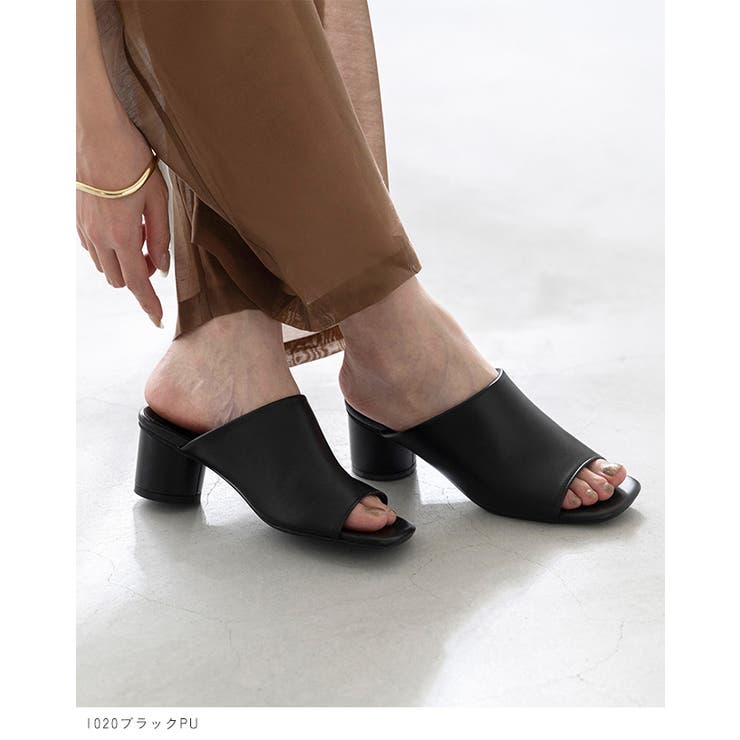 ミュール サンダル かかとなし[品番：HSYS0010307]｜welleg