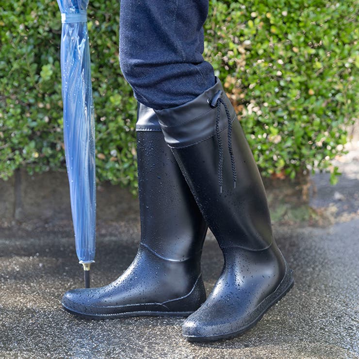 6001ブラック | 完全防水 レインブーツ レディース | welleg