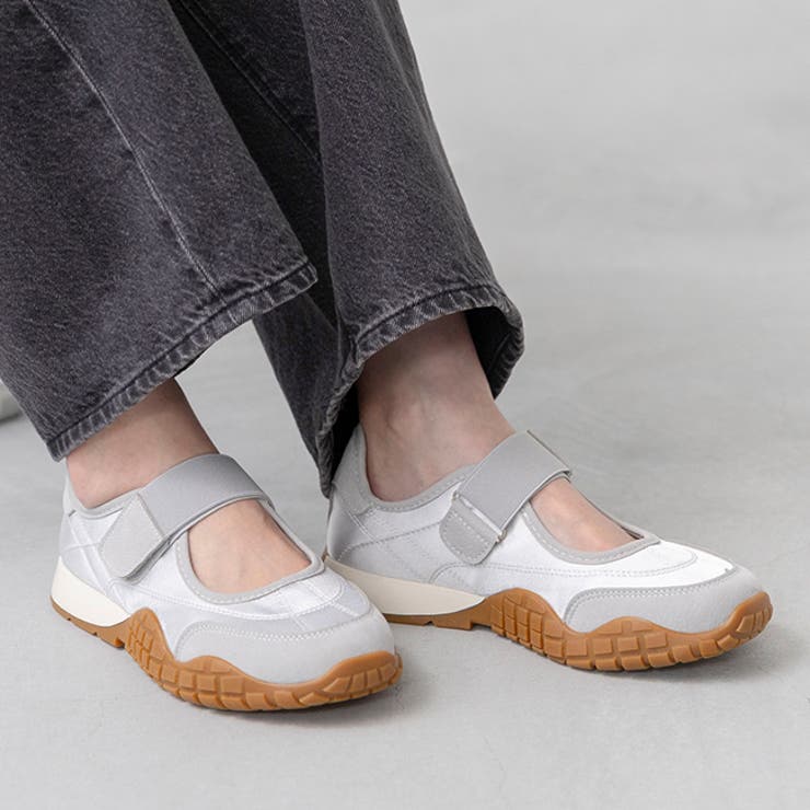 4011ライトグレー | スニーカー レディース バレエスニーカー | welleg