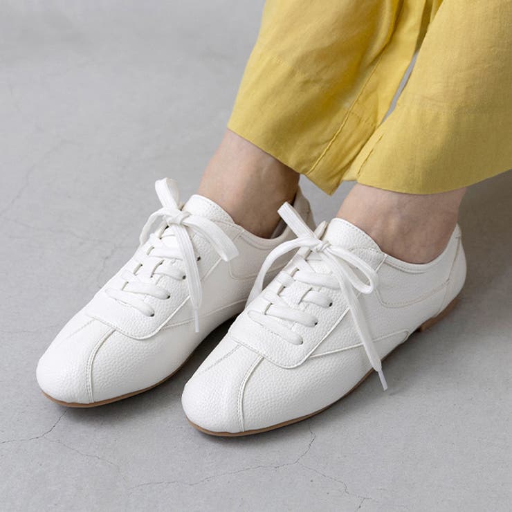 1000ホワイトPU | スニーカー レディース ローカット | welleg