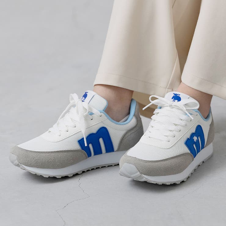 3003ホワイトxグレー | モズ moz スニーカー | welleg