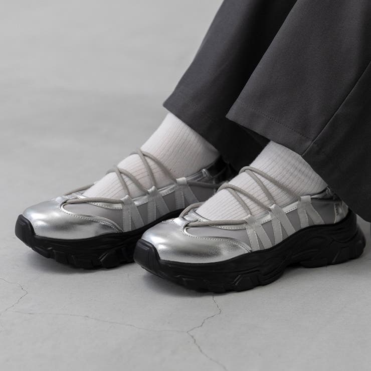 4140シルバー | スニーカー レディース バレエスニーカー | welleg