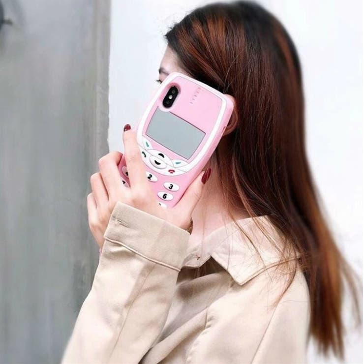 OverFragレトロデザイン携帯シリコンiPhoneケースiPhoneXs/iPhoneXsMax/iPhone8/iPhone6srdsc0026