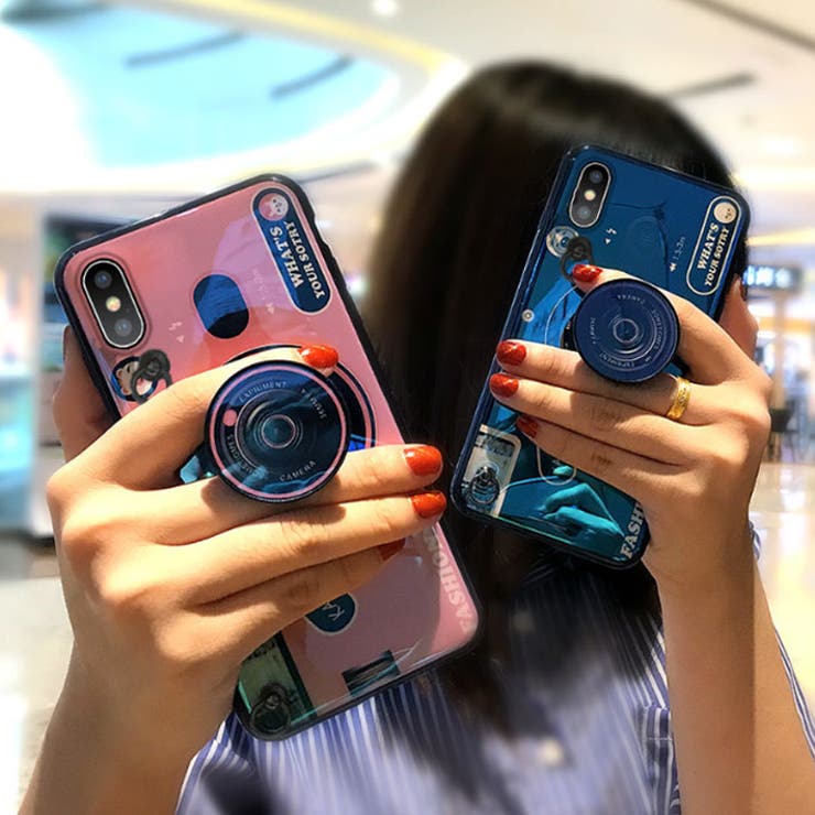 iPhone11ProMaxケースカメラデザインブルーピンク韓国かわいいおしゃれスマホケースストラップ付ショルダー一眼レフiPhoneケースペアカップルセクシーおもしろ可愛いギフトプレゼント記念日誕生日ポイント消化