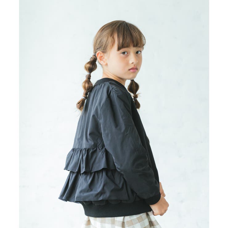 長袖 バックフリル Ma1 品番 Pmnk0000869 Pairmanon ペアマノン のキッズファッション通販 Shoplist ショップリスト