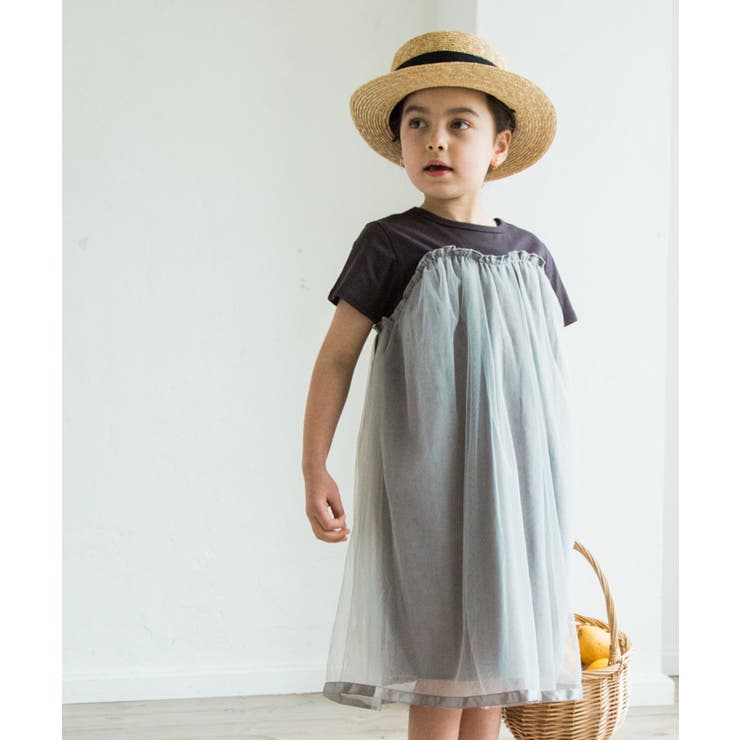 チュール ドッキング 異素材 品番 Pmnk Pairmanon ペアマノン のキッズ ファッション通販 Shoplist ショップリスト