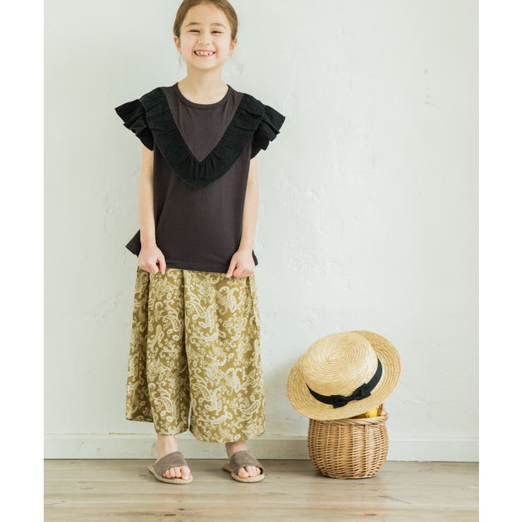 フレア ガウチョパンツ 100cm 品番 Pmnk Pairmanon ペアマノン のキッズファッション通販 Shoplist ショップリスト