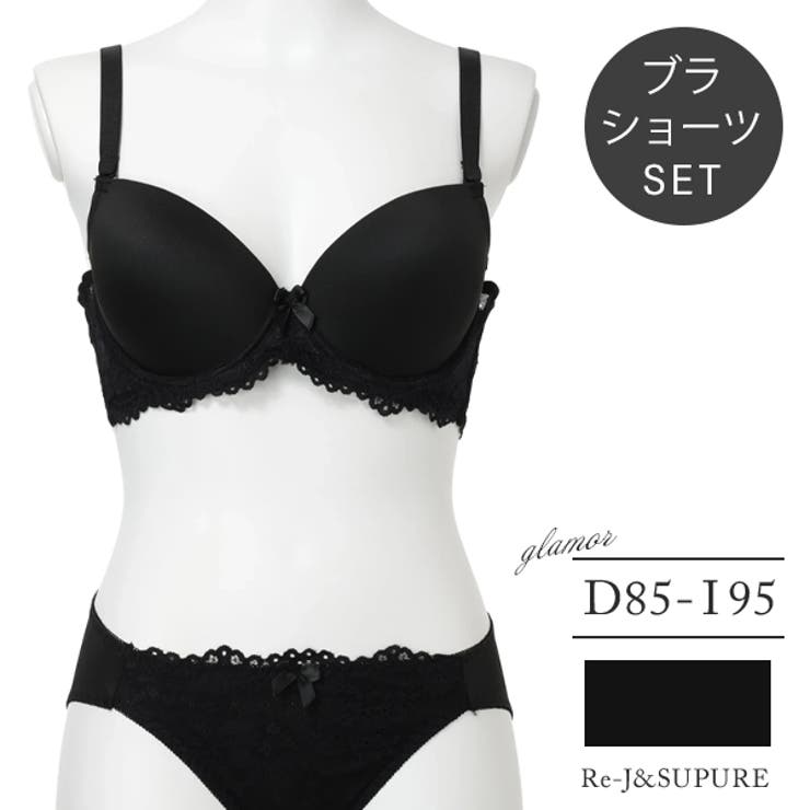 【脇高】[D85-I95］スカラップレースブラ＆ショーツ(モールドカップ) | Re-J＆SUPURE | 詳細画像1 