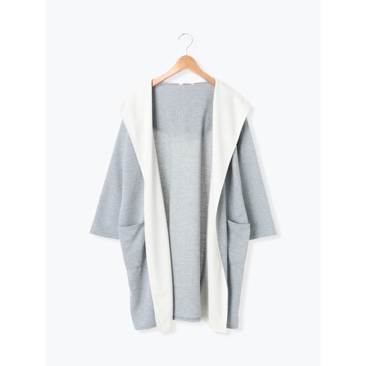 フードロングトッパーカーディガン 品番 Plmw Re J Supure リジェイアンドスプル のレディースファッション通販 Shoplist ショップリスト