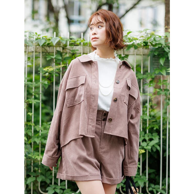 コーデュロイジャケット セットアップ可 品番 Plmw Re J Supure リジェイアンドスプル のレディース ファッション通販 Shoplist ショップリスト