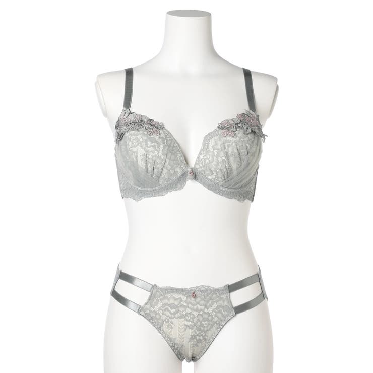 緑 | クラシカルアップリケレースブラ＆ショーツ | Re-J＆SUPURE