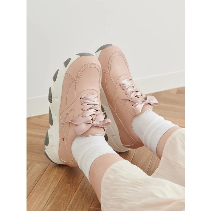 la farfa SHOES/ラ・ファーファシューズ】厚底スニーカー[品番
