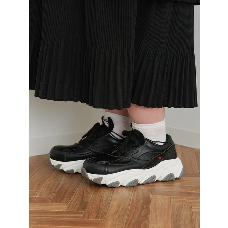 la farfa SHOES/ラ・ファーファシューズ】厚底スニーカー[品番 la farfa SHOES/ラ・ファーファシューズ】厚底スニーカー[品番