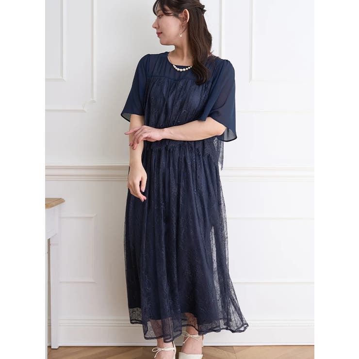 アクセ付き総レースドレス | Re-J＆SUPURE | 詳細画像9 