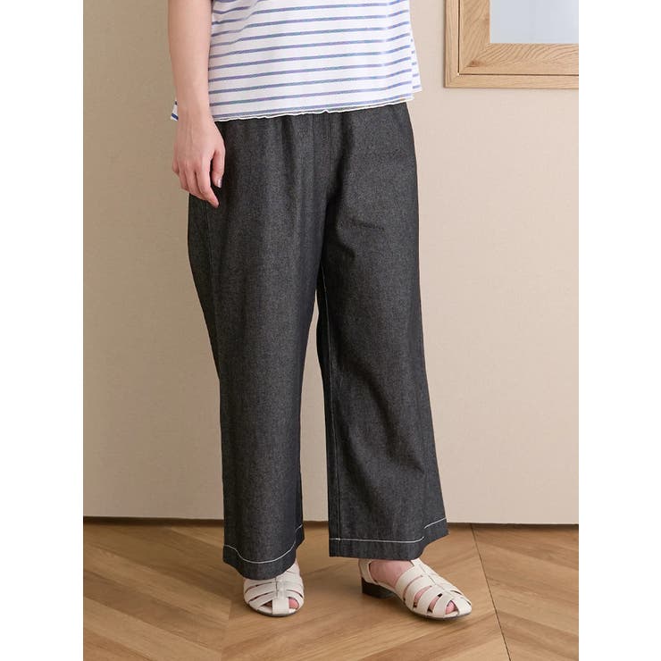 デニムイージーワイドパンツ | Re-J&SUPURE | 詳細画像14