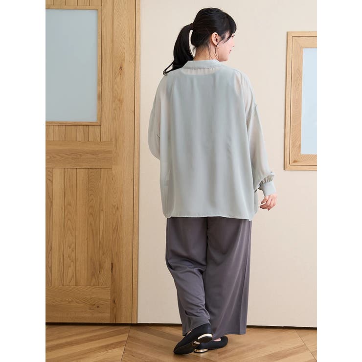 SET]シアーシャツ×タンクトップ[品番：PLMW0012208]｜Re