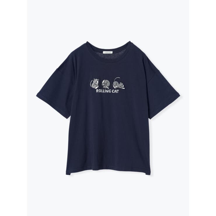 コロコロ猫刺繍Tシャツ[品番：PLMW0012390]｜Re-J＆SUPURE（リ