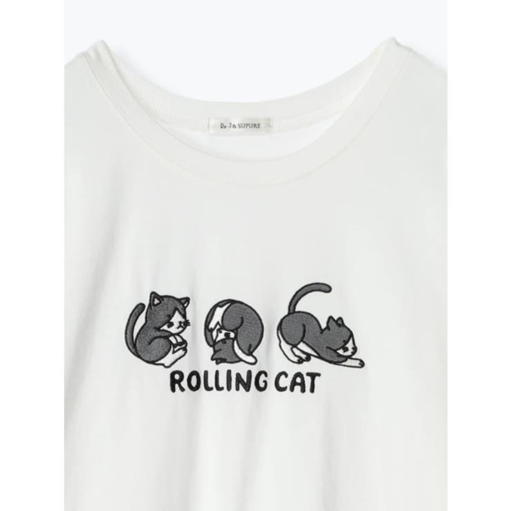 コロコロ猫刺繍Tシャツ[品番：PLMW0012390]｜Re-J＆SUPURE（リ