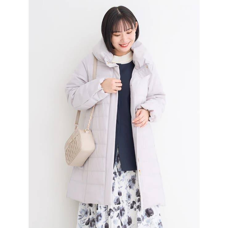 ストレッチボリューム襟ロングダウンコート | Re-J＆SUPURE | 詳細画像3 