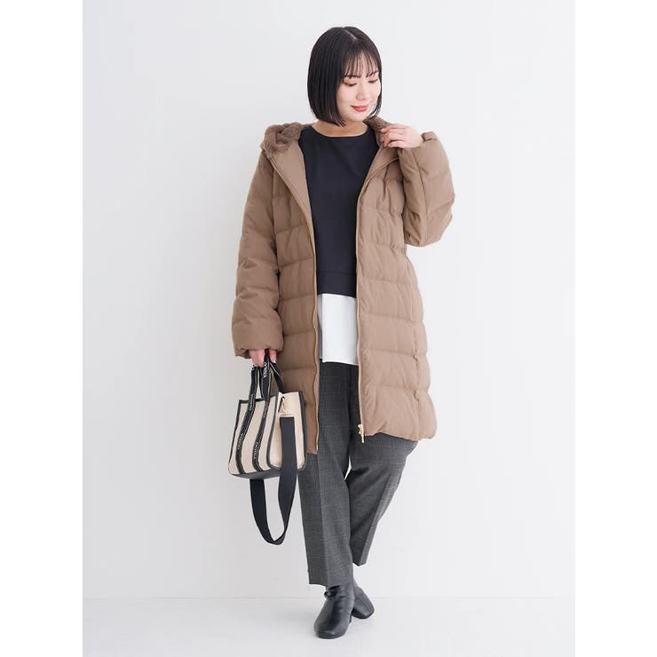 フードファーダウンロングコート | Re-J＆SUPURE | 詳細画像6 