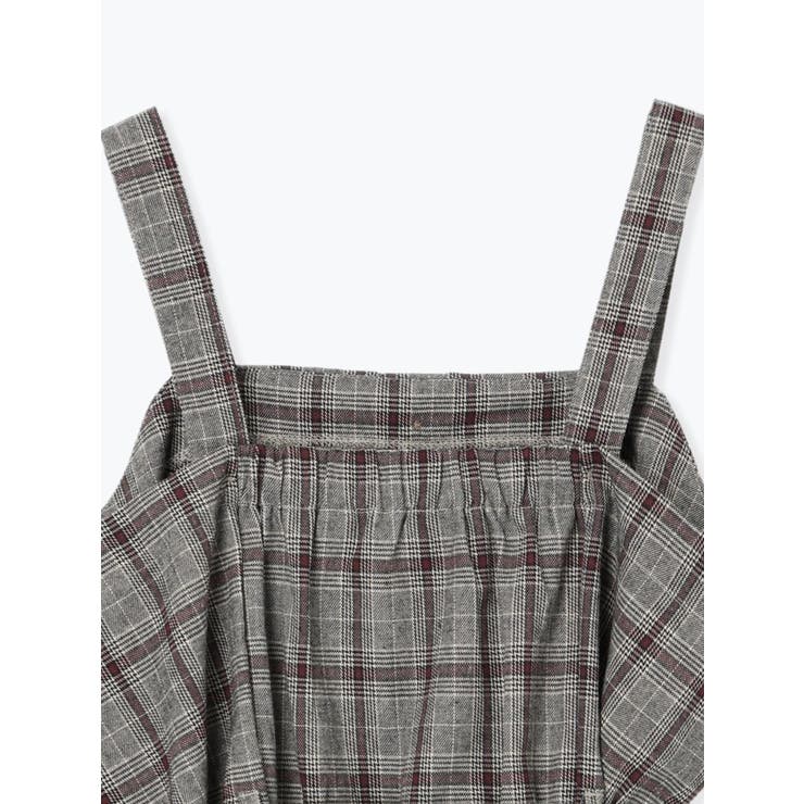 ウエストリボンビスチェ×ワイドパンツ×プチハイネックインナー