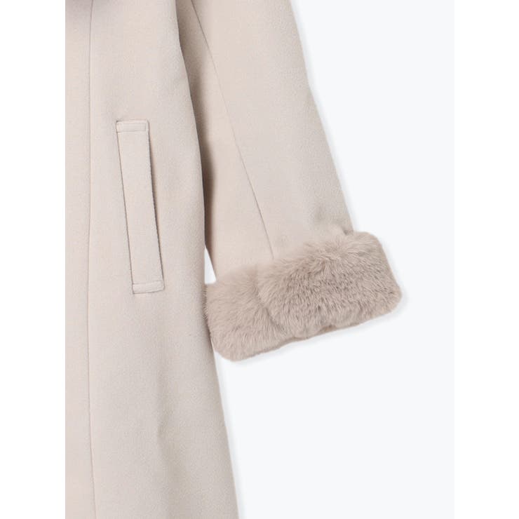 ファーティペット付きロングコート | Re-J＆SUPURE | 詳細画像40 