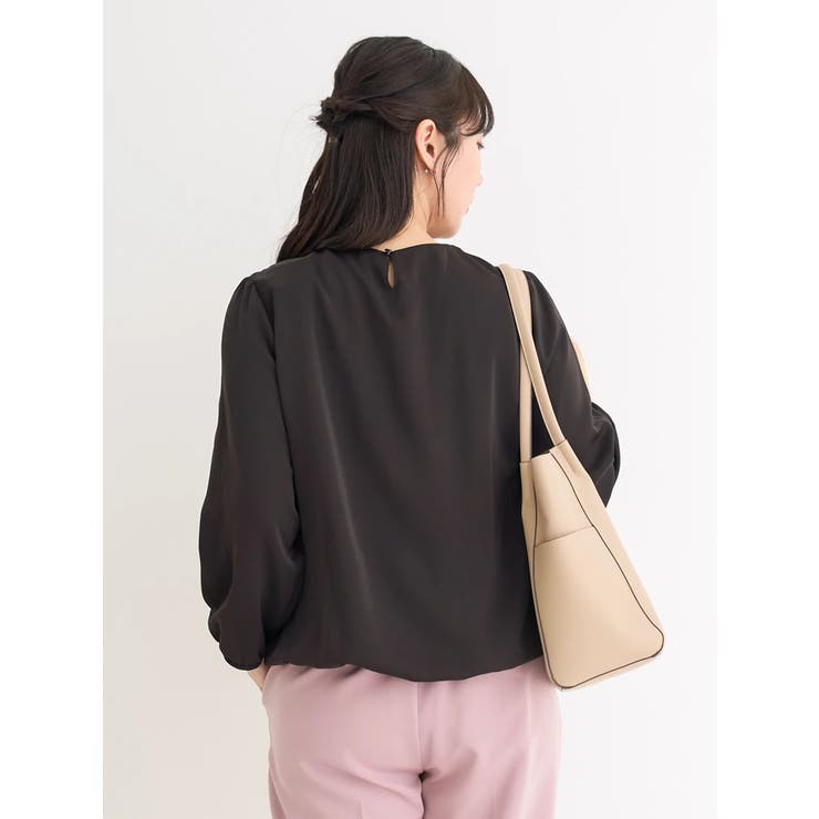 ラクケアアクセサリー付きタックバルーンブラウス | Re-J＆SUPURE | 詳細画像14 