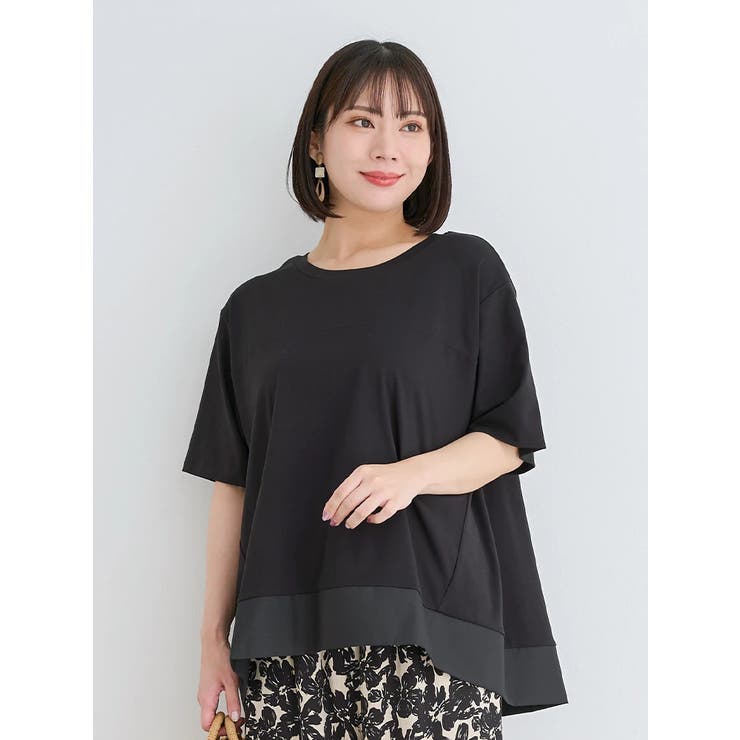 百貨店福袋 接触冷感】異素材切り替えトップス[品番：PLMW0014072]｜Re トップス