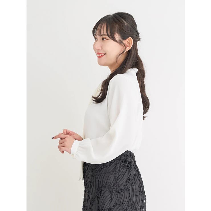 ピン付き3WAYボウタイブラウス | Re-J＆SUPURE | 詳細画像4 