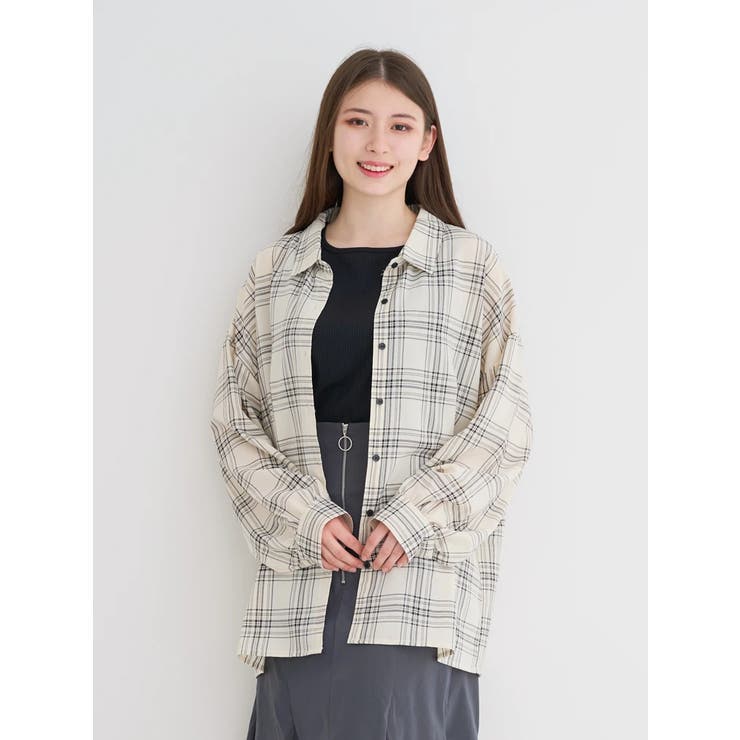 [SET]チェック柄シャツ×タンクトップ | Re-J＆SUPURE | 詳細画像3 