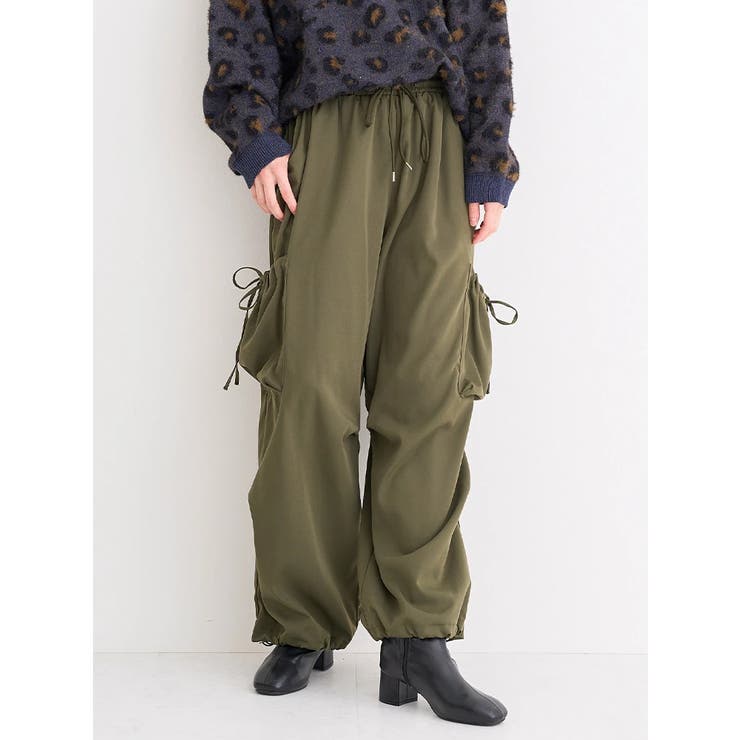 ドロストリボンポケットカーゴパンツ | Re-J＆SUPURE | 詳細画像14 