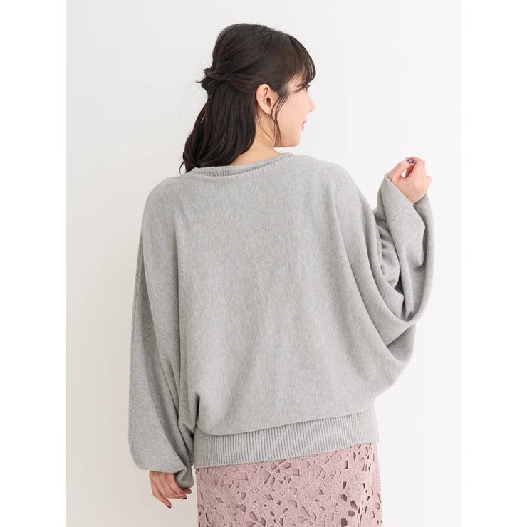 SET]リボンニットプルオーバー×タンクトップ[品番：PLMW0013472