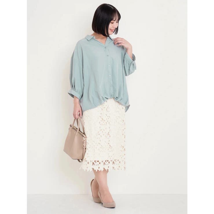 バックレースアップブラウス [品番：PLMW0013717]｜Re-J＆SUPURE（リジェイアンドスプル）のレディースファッション通販｜SHOPLIST（ショップリスト）