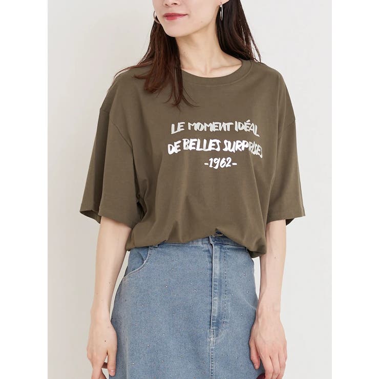 箔ロゴプリントTシャツ | Re-J＆SUPURE | 詳細画像1 