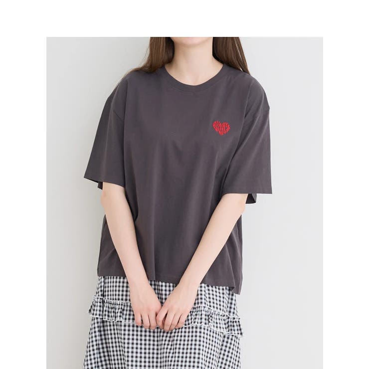 ハートロゴ刺繍Tシャツ[品番：PLMW0013948]｜Re-J＆SUPURE（リ