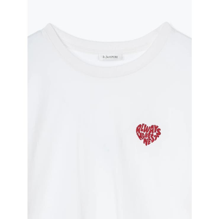 ハートロゴ刺繍Tシャツ[品番：PLMW0013948]｜Re-J＆SUPURE（リ