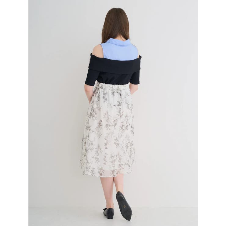 シャツドッキングオフショルトップス | Re-J＆SUPURE | 詳細画像11 